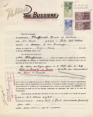 Bussiere 080- Contrat pub